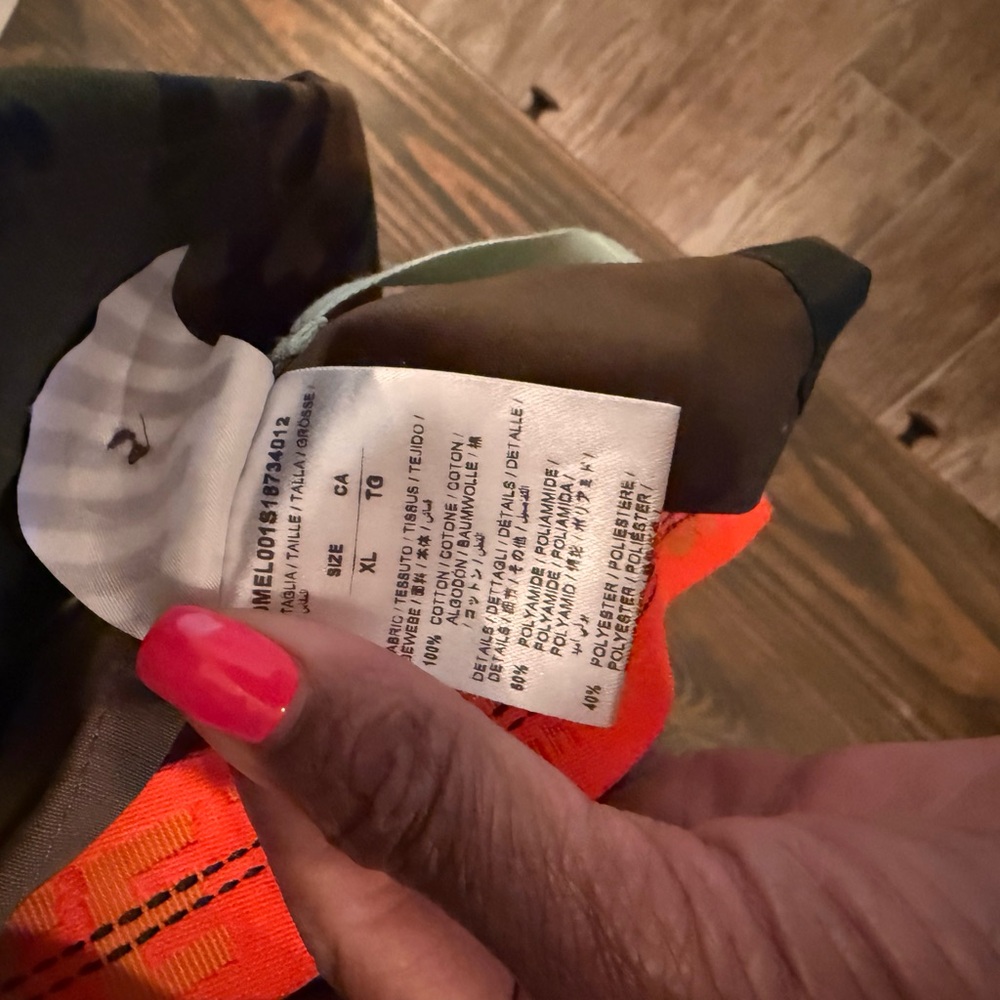 Off-White Multicolor Camouflage Jacket - image 4